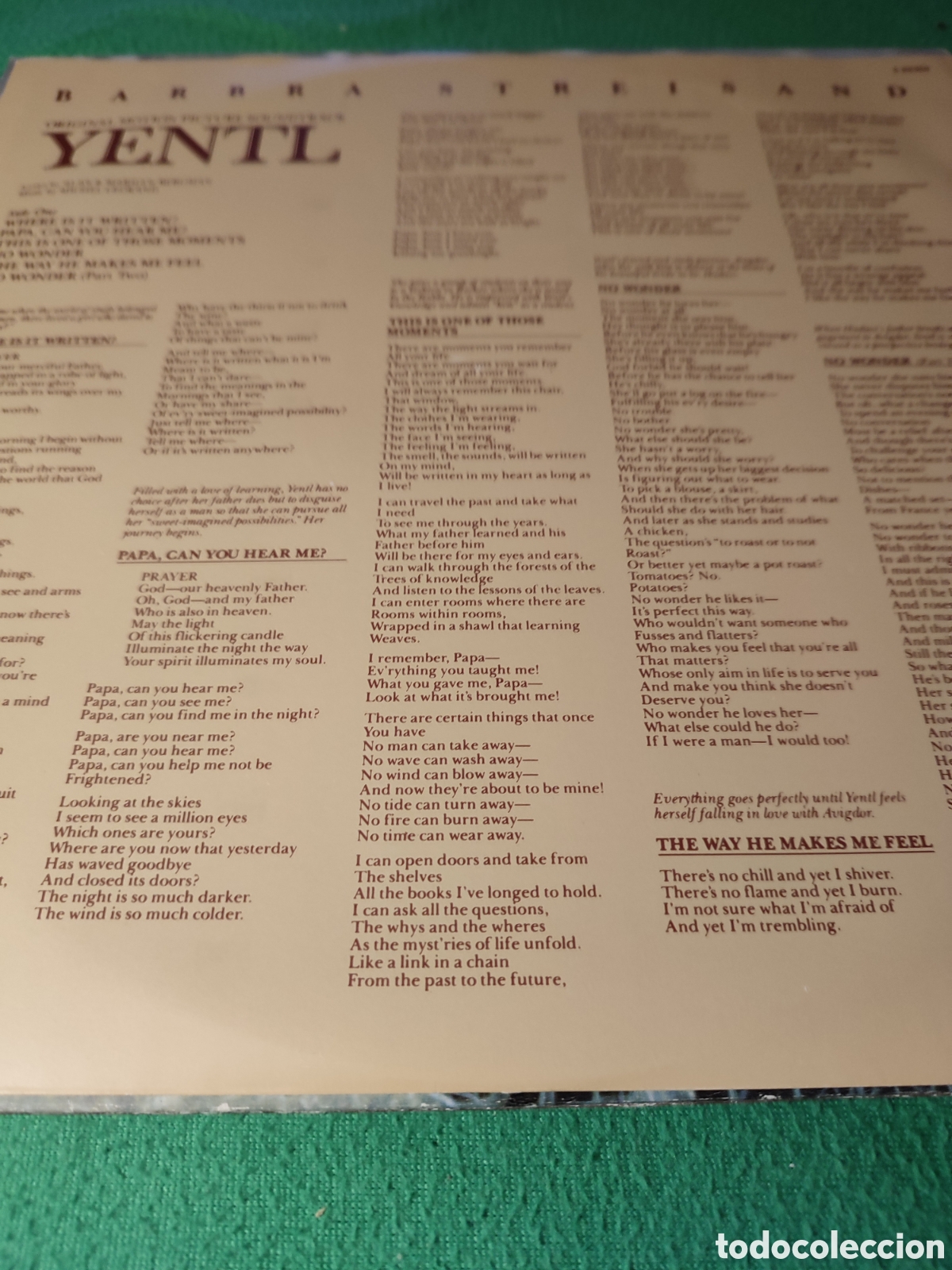 Discos de vinilo: Michel Legrand - BSO Yentl vinilo Lp - Foto 4