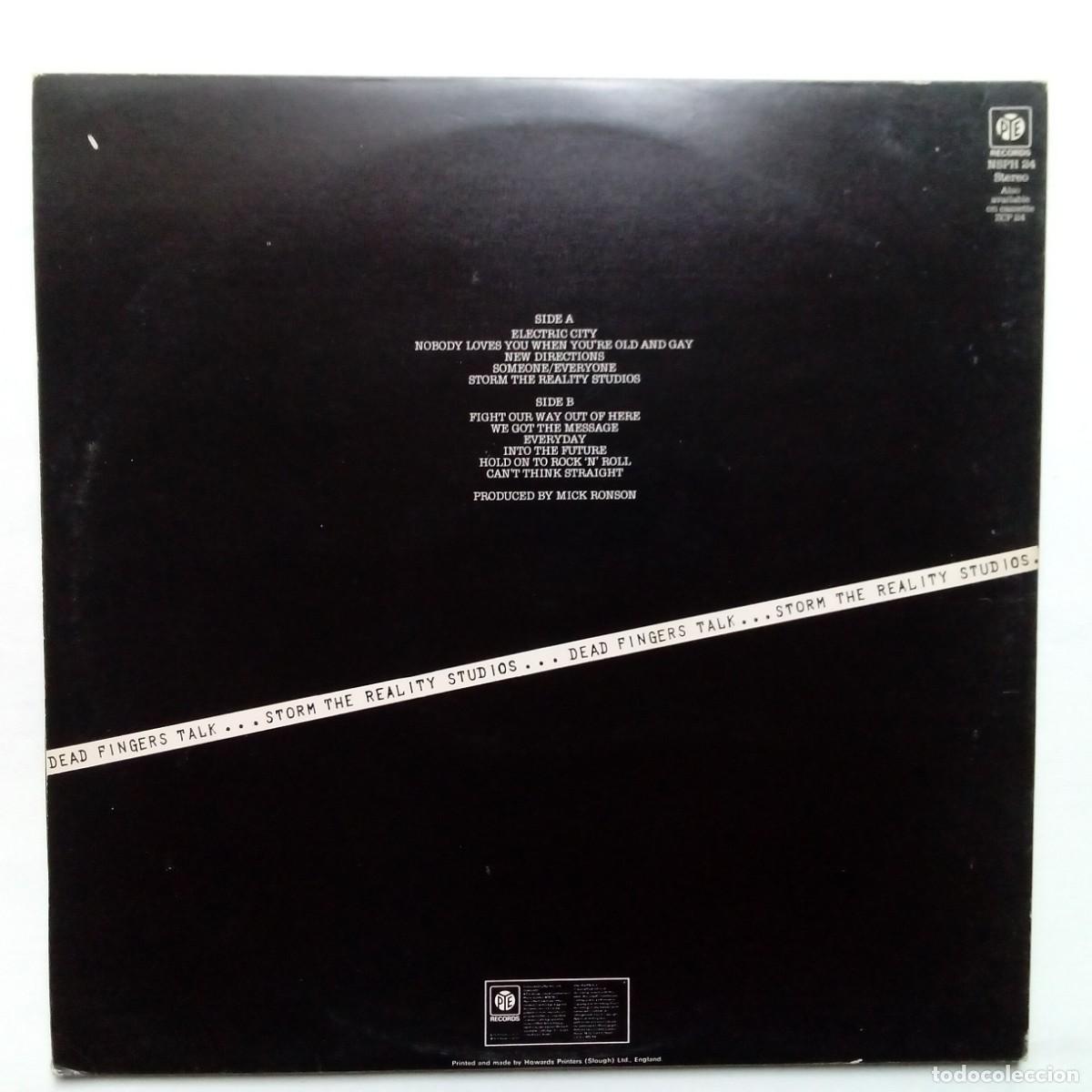 Discos de vinilo: Dead fingers Talk. Storm the reality studios. Punk UK - Foto 2