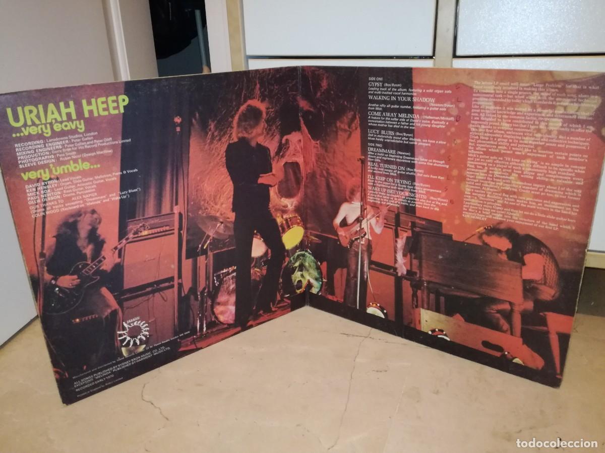 Discos de vinilo: URIAH HEEP-...VERY EAVY VERY UMBLE-SU PRIMER LP-GATEFOLD-ORIGINAL UK - Foto 3
