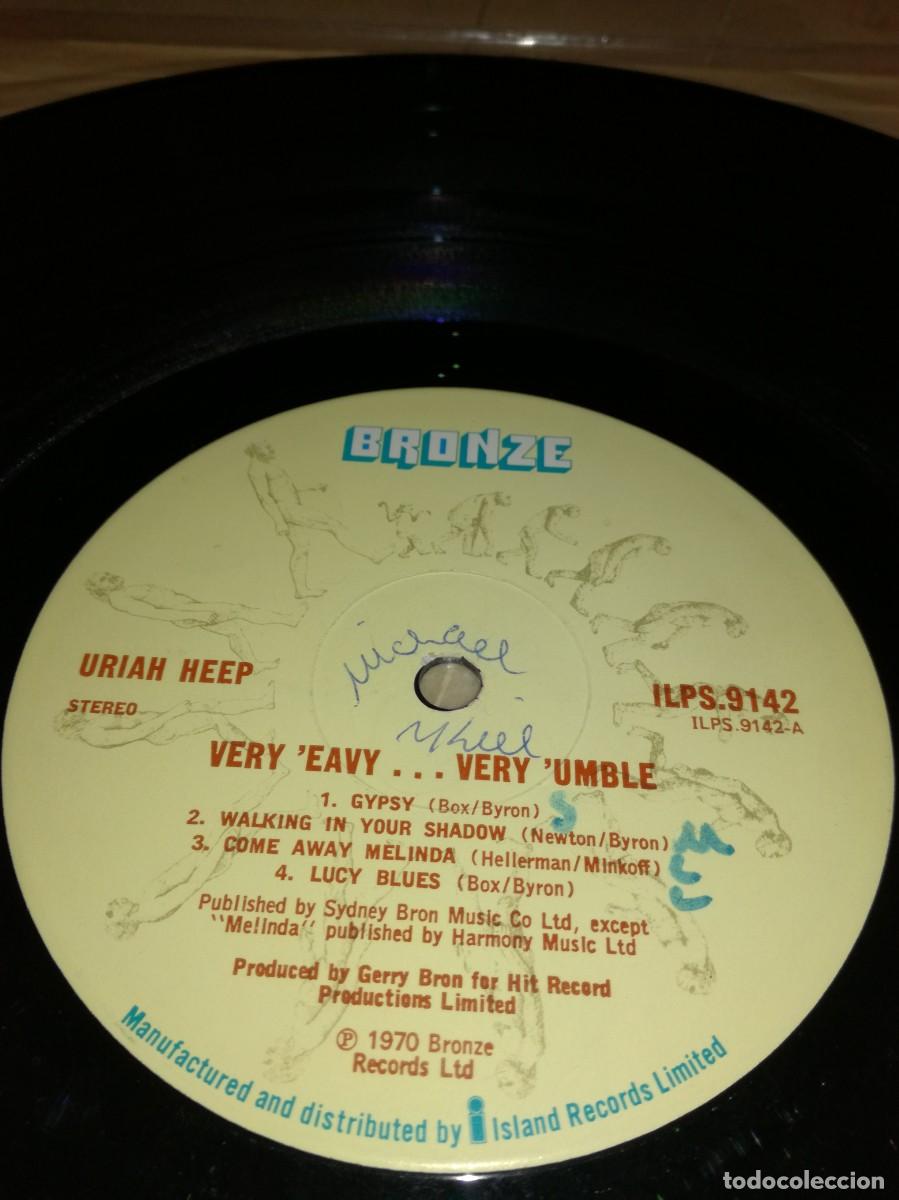 Discos de vinilo: URIAH HEEP-...VERY EAVY VERY UMBLE-SU PRIMER LP-GATEFOLD-ORIGINAL UK - Foto 4
