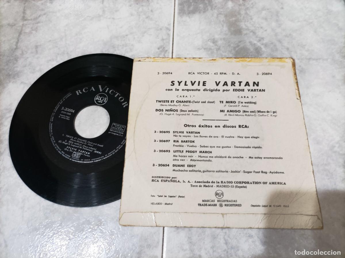 Discos de vinilo: Sylvie Vartan ep -twiste et chante - Foto 2