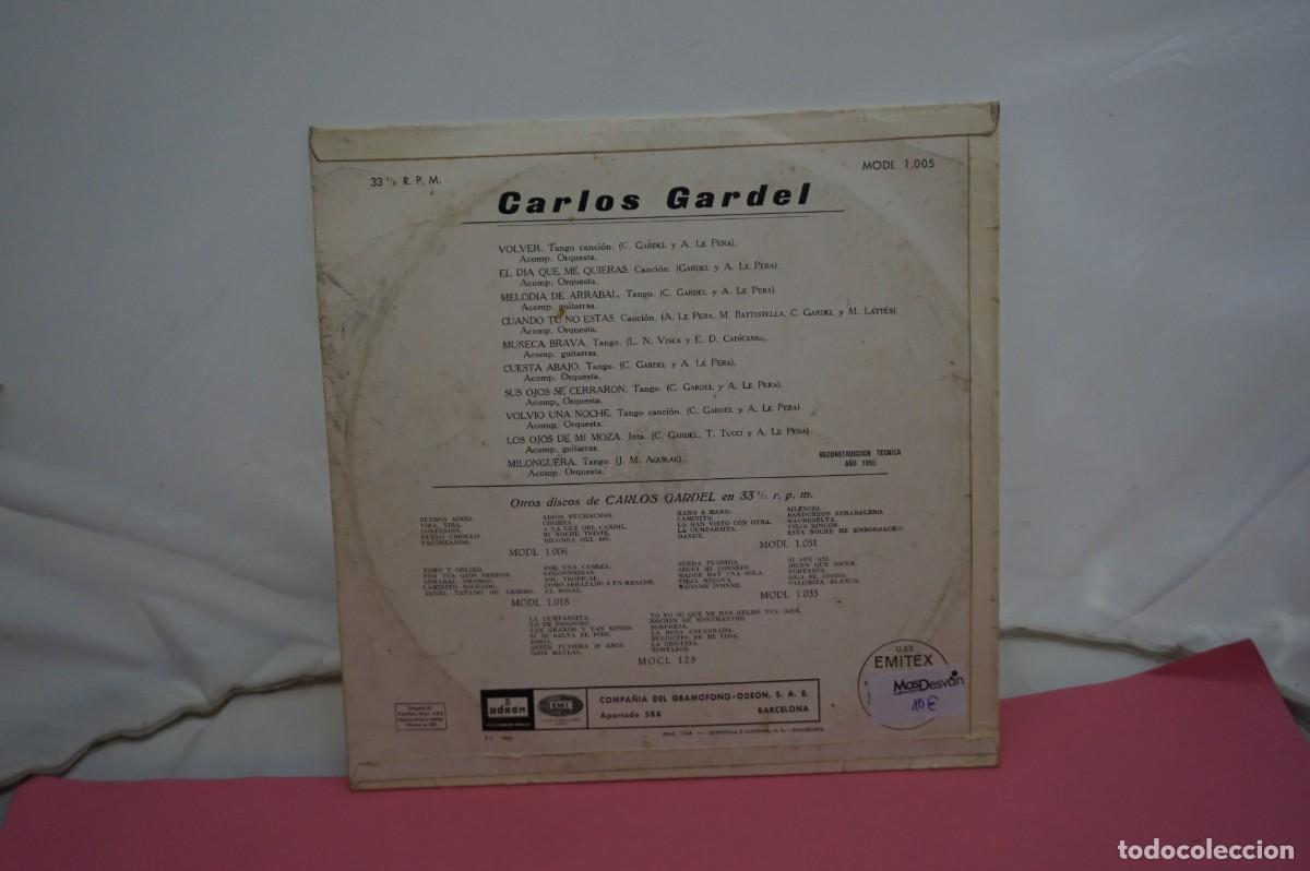Discos de vinilo: LP - CARLOS GARDEL - CARLOS GARDEL - Foto 3