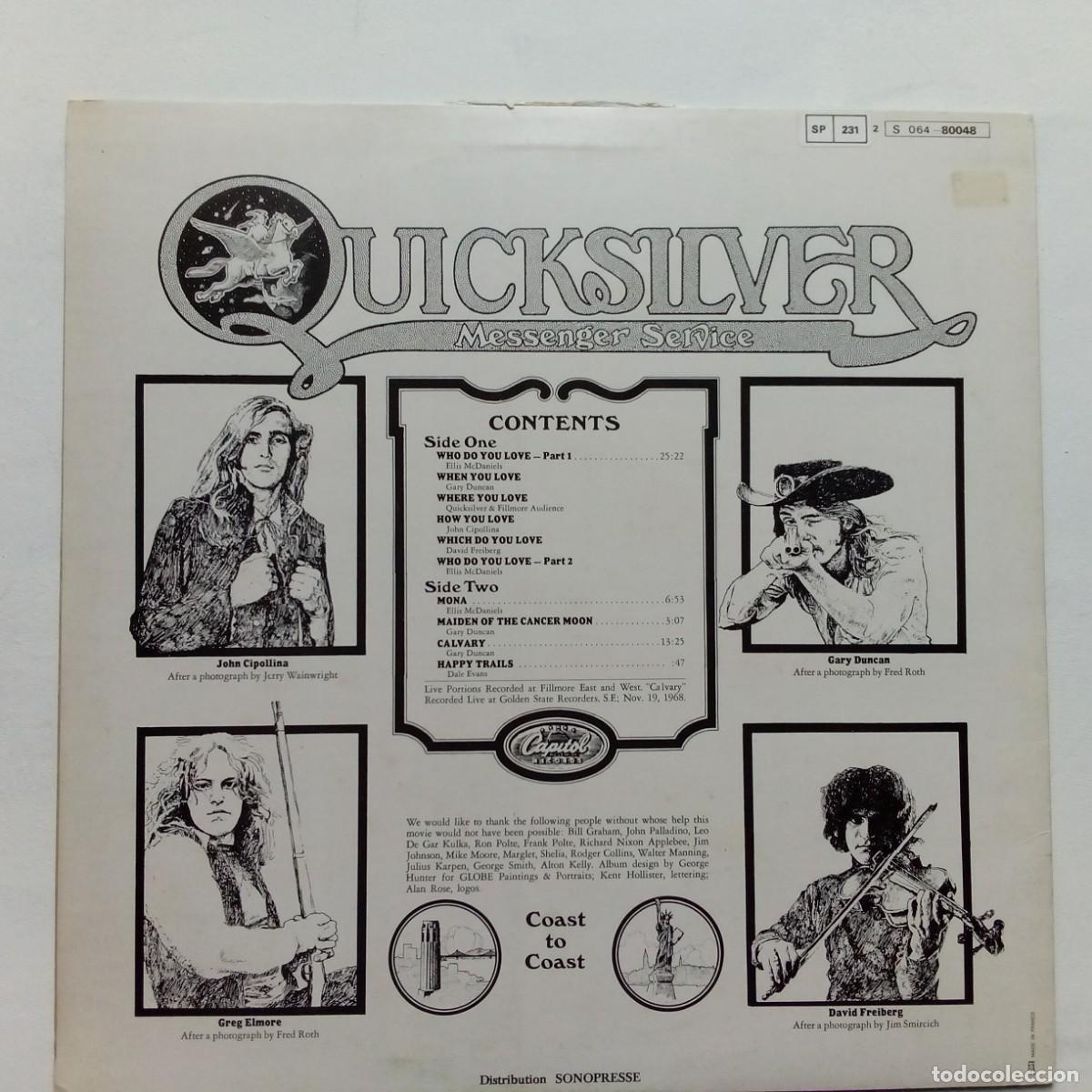 Discos de vinilo: Quicksilver Messenger Service. Happy Trails - Foto 2