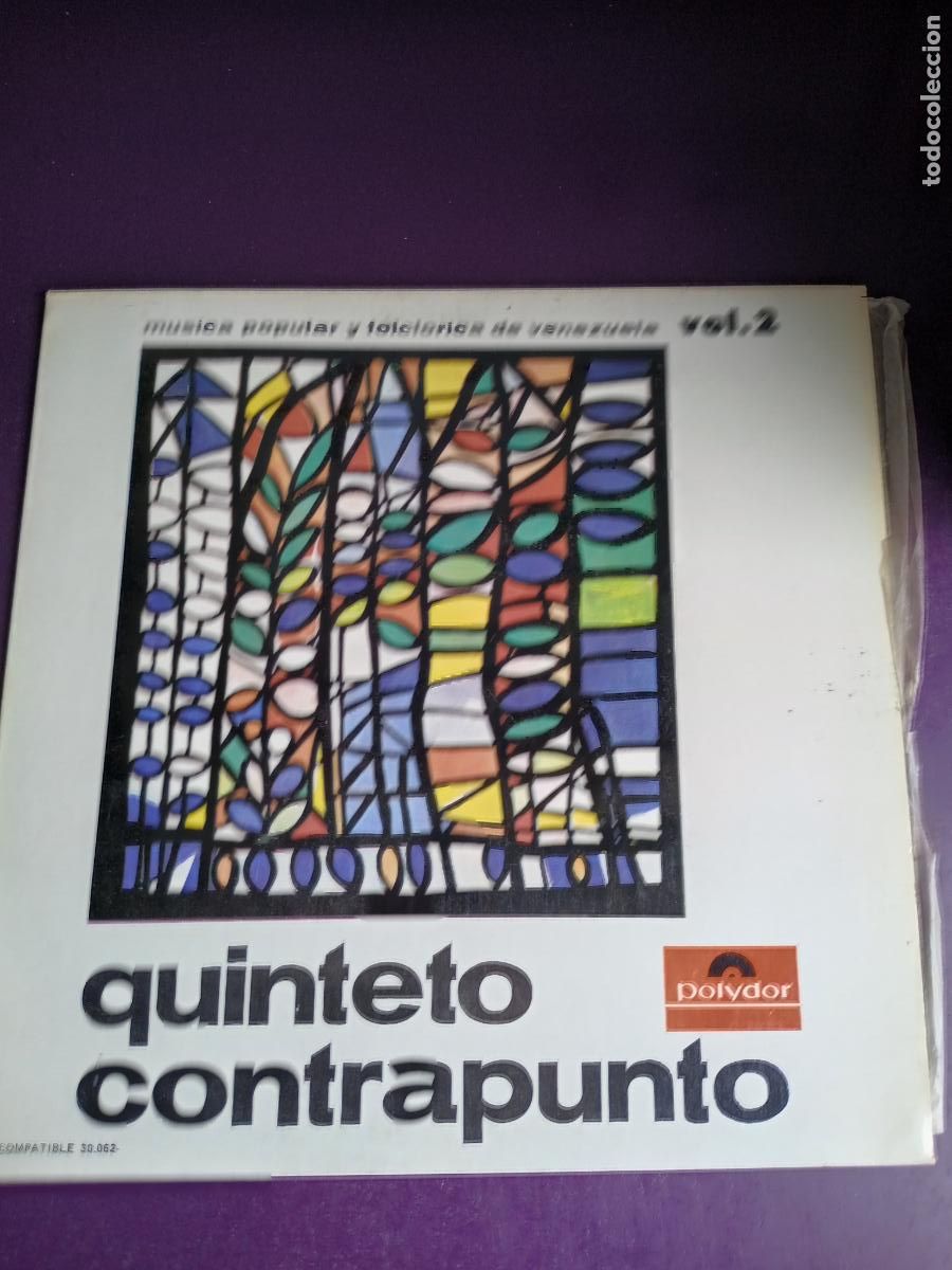 Dischi in vinile: Quinteto Contrapunto VOL 2 - LP POLYDOR 1973 VENEZUELA - FOLK TRADICIONAL, MUY POCO USO O NINGUNO