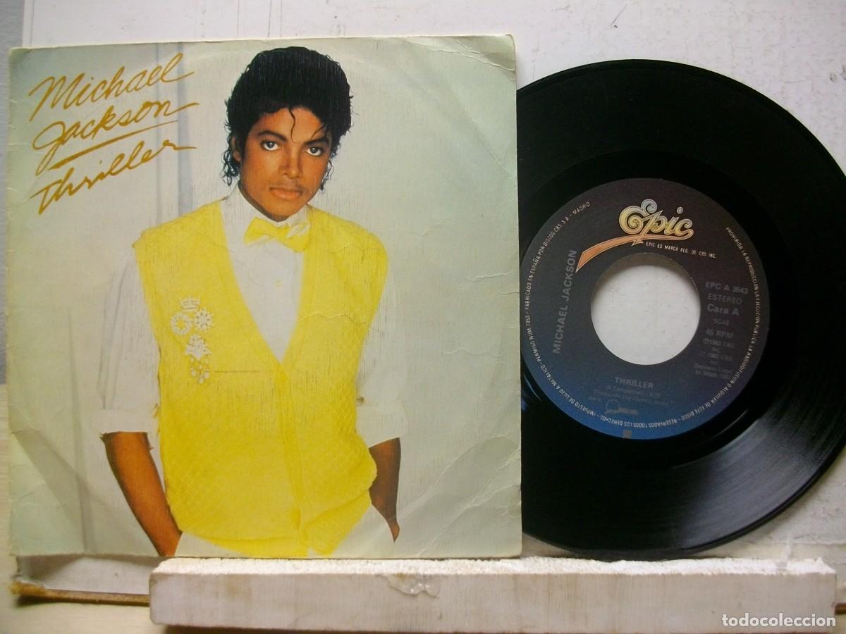Discos de vinilo: Michael Jackson &ndash; Thriller - Single 7&rdquo; 45 RPM - Foto 1