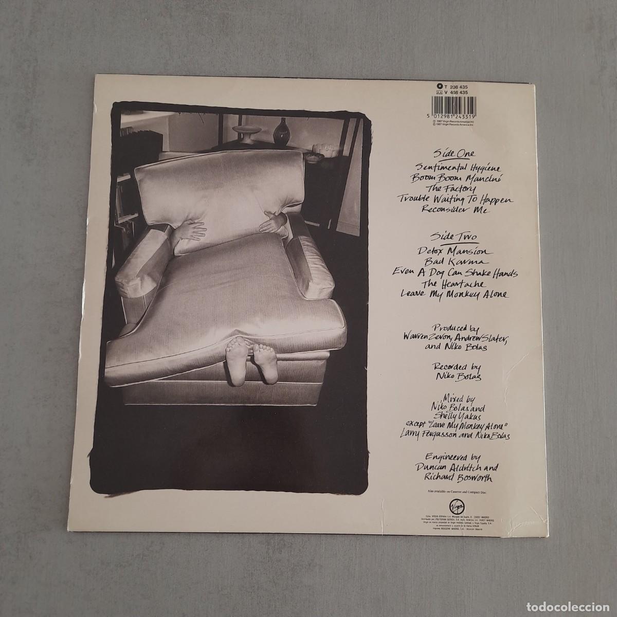 Discos de vinilo: Warren Zevon - Sentimental Hygiene (LP) - Foto 2