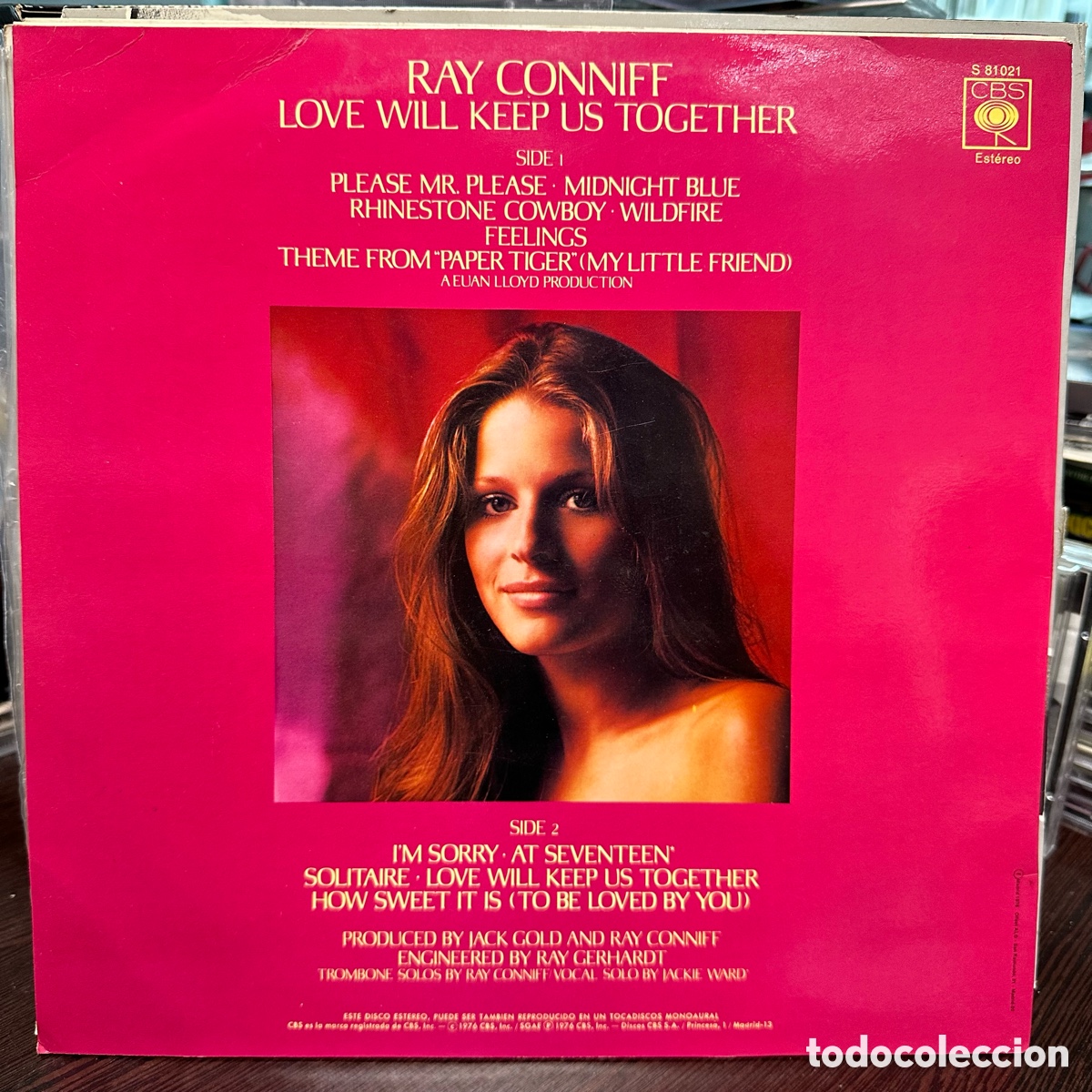 Discos de vinilo: Ray Conniff - Love Will Keep Us Together (LP, Album) - Foto 2