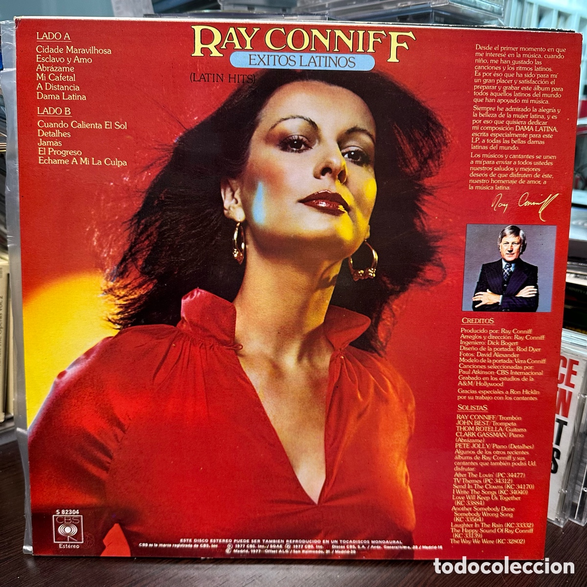 Discos de vinilo: Ray Conniff - Exitos Latinos (Latin Hits) (LP, Album) - Foto 2