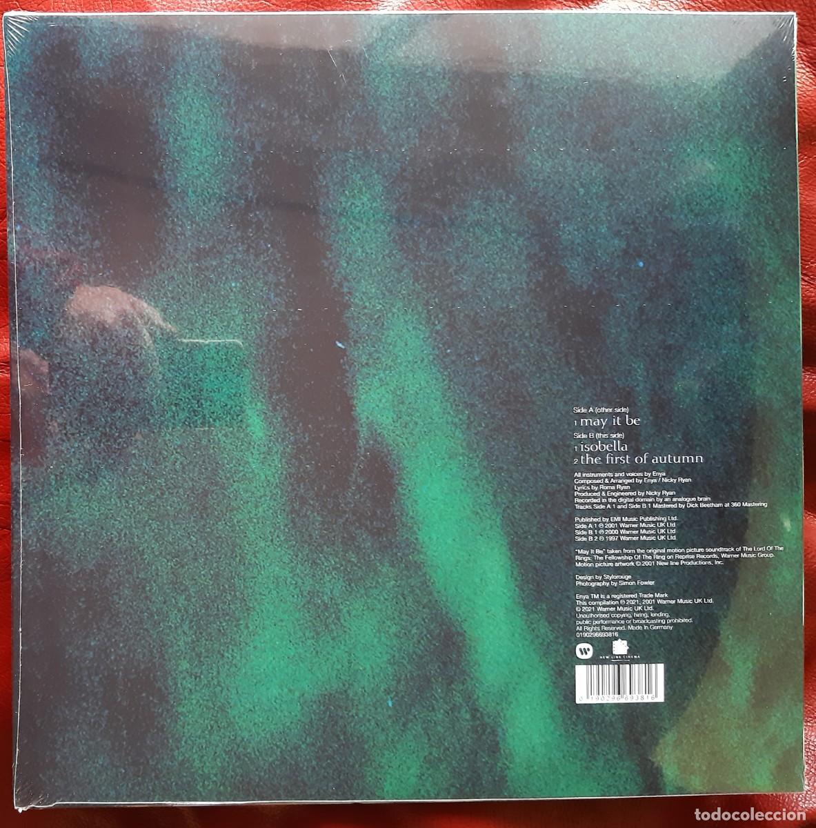 Discos de vinilo: ENYA - MAY IT BE 12&rdquo; EP. - Foto 2