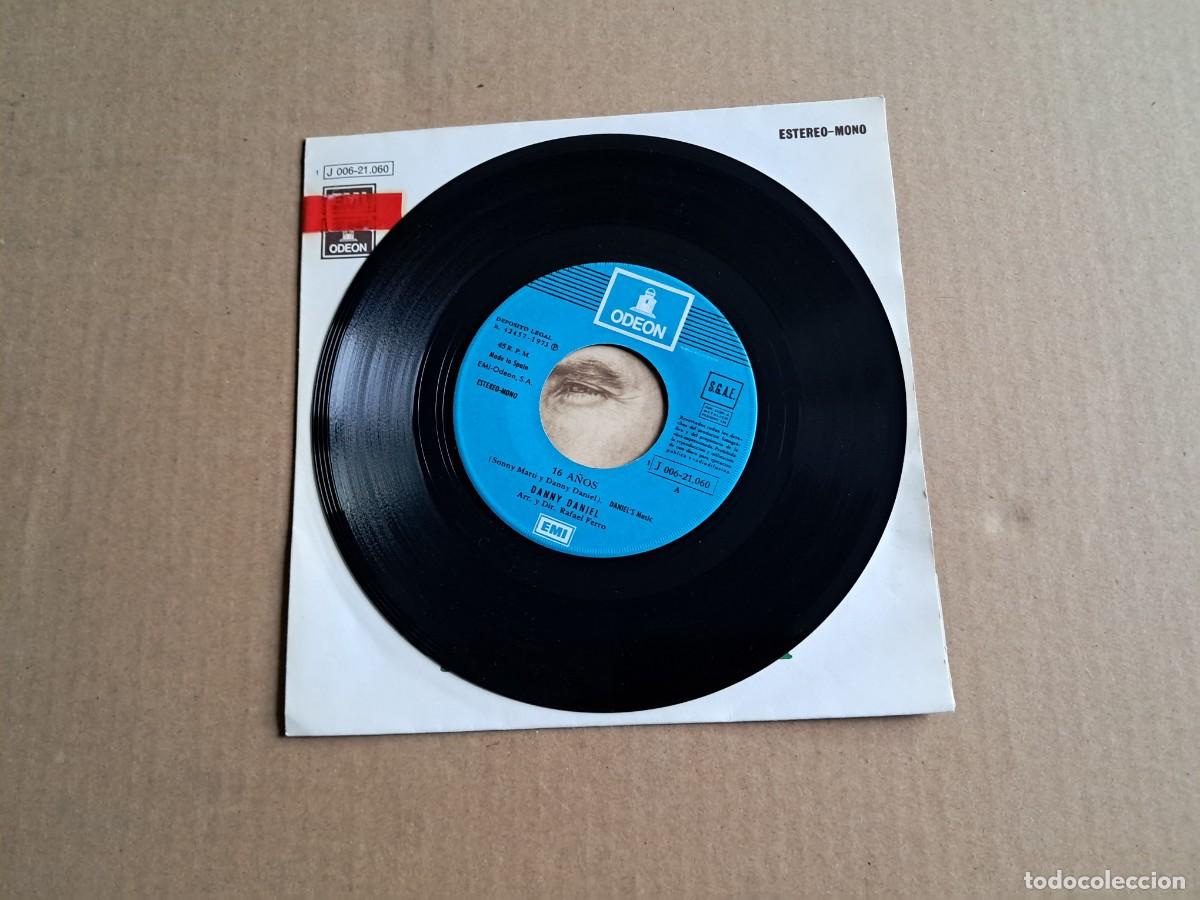 Discos de vinilo: DANNY DANIEL - 16 A&Ntilde;OS SINGLE 1973 - Foto 3
