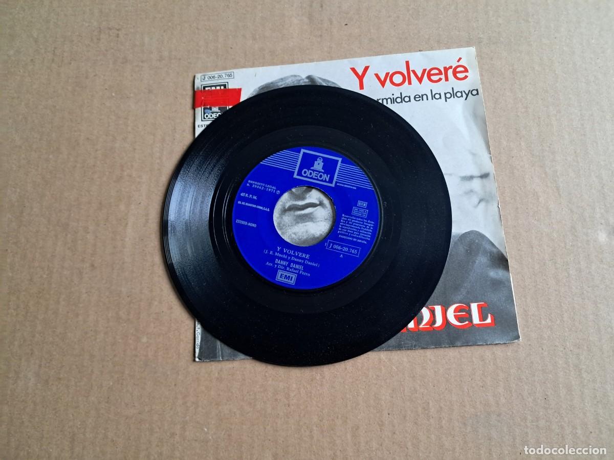 Discos de vinilo: DANNY DANIEL - Y VOLVERE SINGLE 1971 - Foto 2