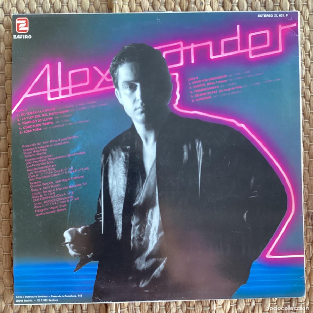 Discos de vinilo: V125 LP Alex Ander - Serdisco 1985 - Foto 3