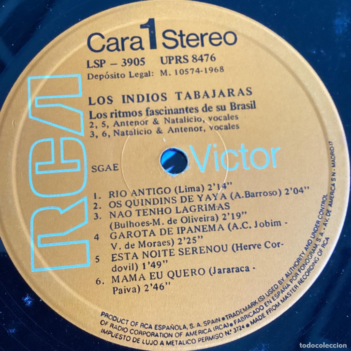 Discos de vinilo: V138 LP Los indios tabajaras - RCA 1968 - Foto 2