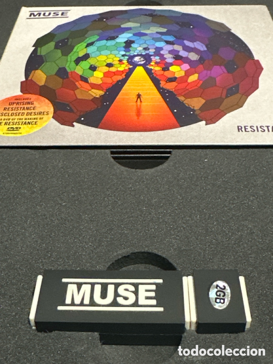 Discos de vinilo: MUSE The Resistance caja de vinilos, CD y DVD - Foto 11