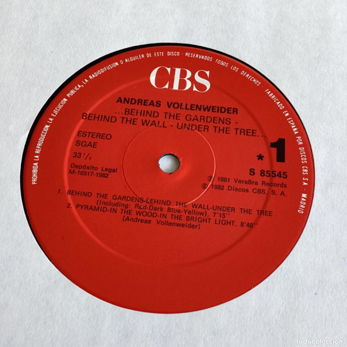 Discos de vinilo: V153 LP Andreas Vollenweider - CBS 1982 - Foto 2