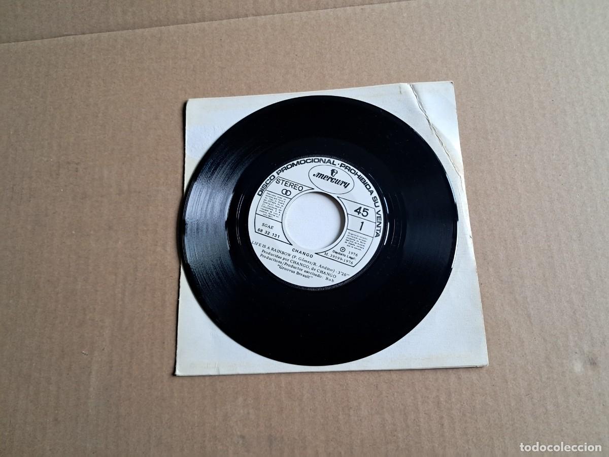 Discos de vinilo: CHANGO - LIFE IS A RAINBOW SINGLE PROMOCIONAL 1976 - Foto 1