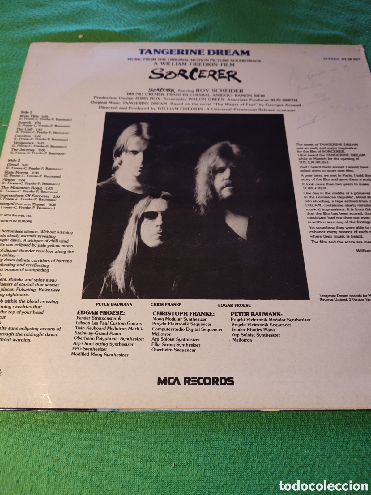 Discos de vinilo: Tangerine Dream-BSO Sorcerer vinilo Lp - Foto 2