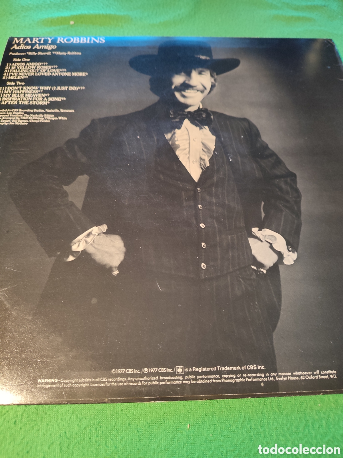 Discos de vinilo: Marty Robbins - Adi&oacute;s amigo vinilo Lp - Foto 2