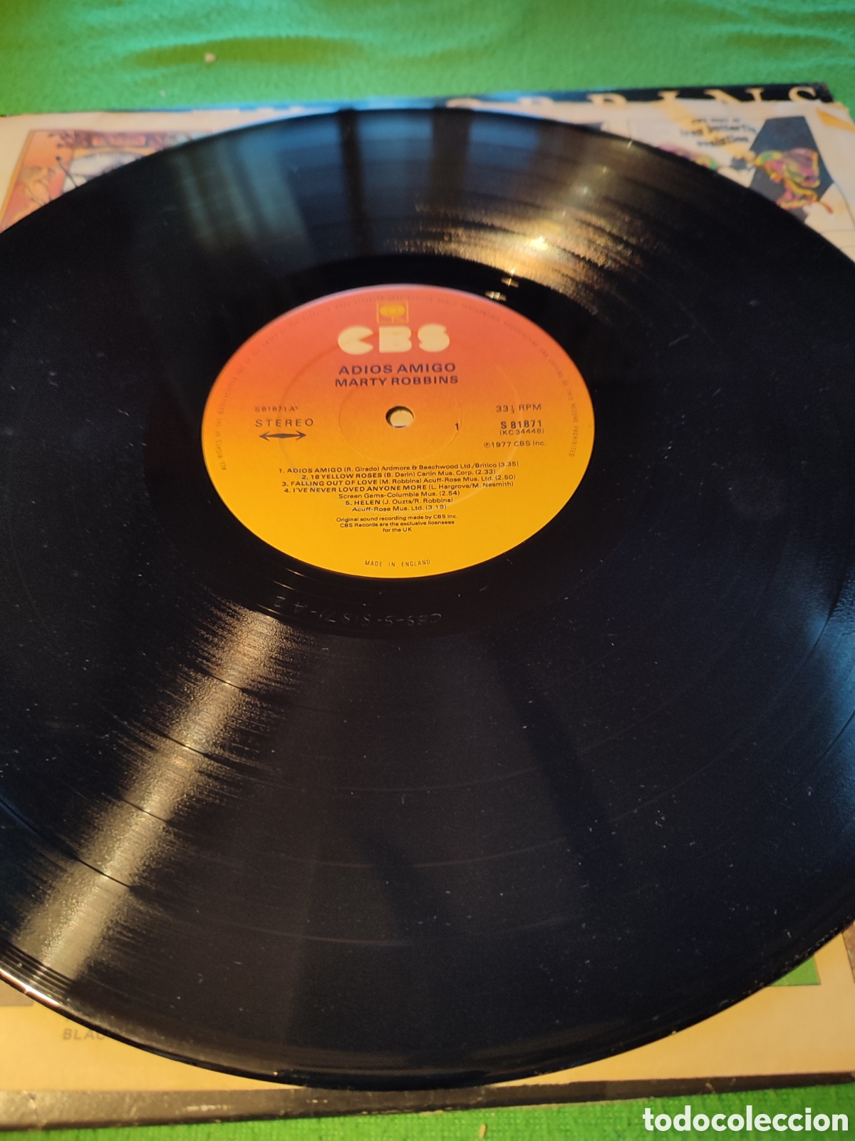 Discos de vinilo: Marty Robbins - Adi&oacute;s amigo vinilo Lp - Foto 3