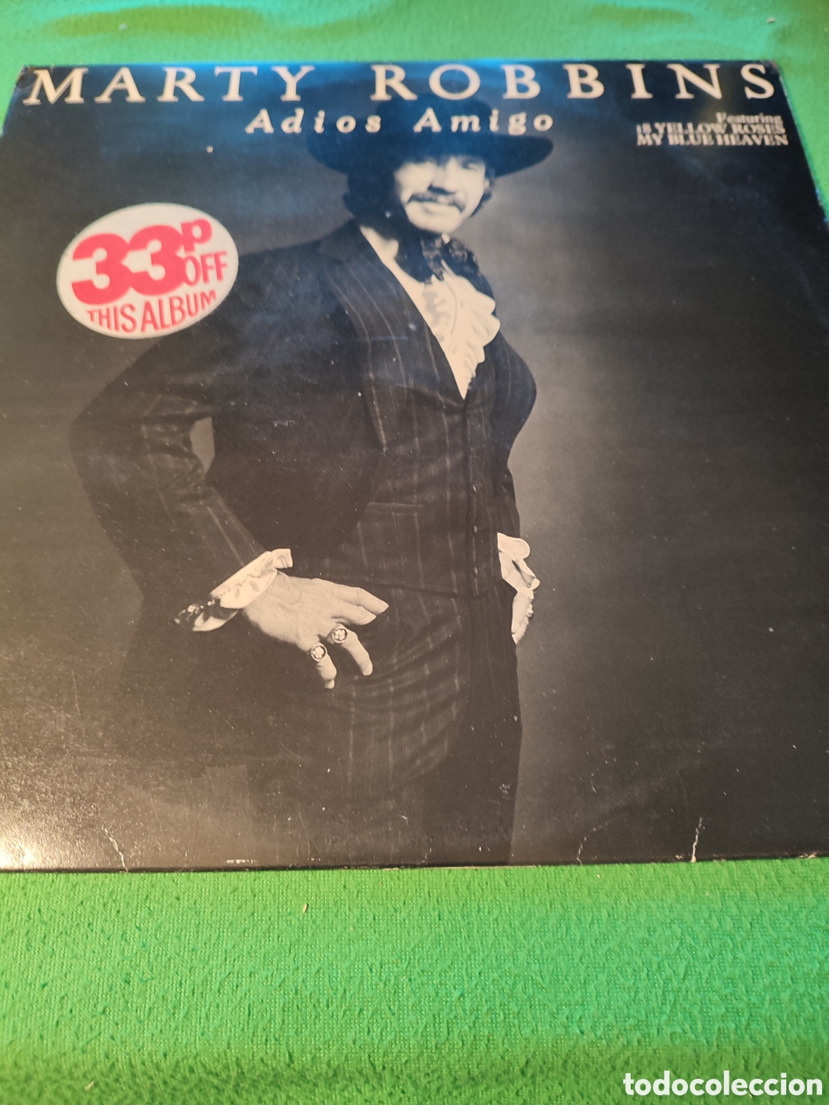 Discos de vinilo: Marty Robbins - Adi&oacute;s amigo vinilo Lp - Foto 1