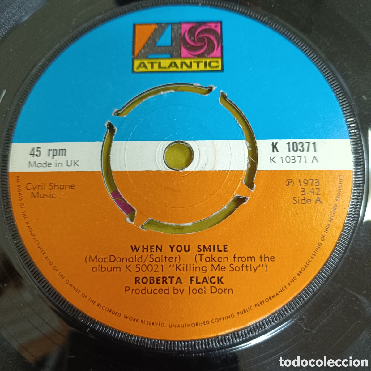 Discos de vinilo: Roberta Flack &ndash; When You Smile / Conversation Love - Foto 1