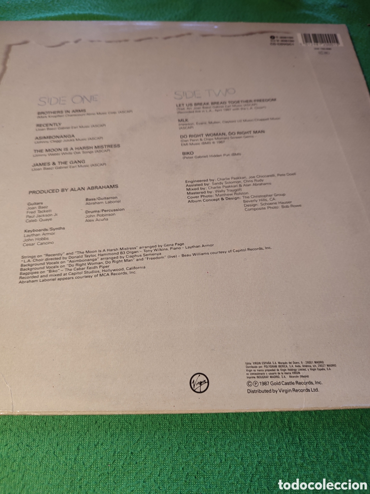 Discos de vinilo: Joan B&aacute;ez - Recently vinilo Lp - Foto 2