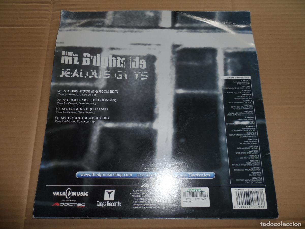 Discos de vinilo: JEALOUS GUYS - MR. BRIGHTSIDE - Foto 2
