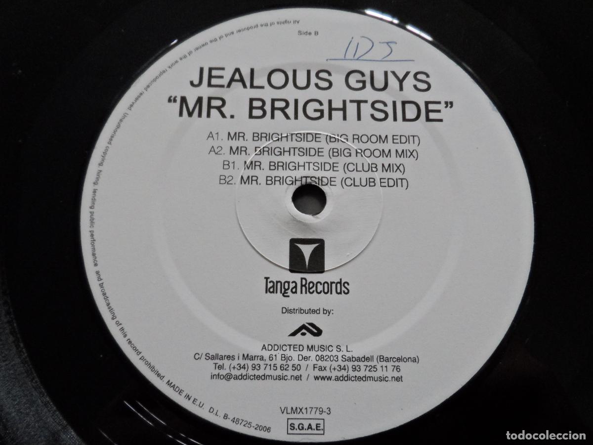 Discos de vinilo: JEALOUS GUYS - MR. BRIGHTSIDE - Foto 3
