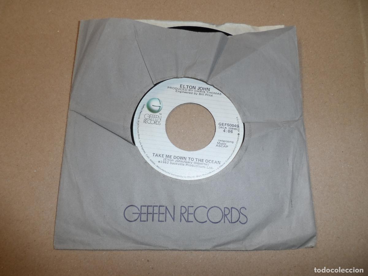 Discos de vinilo: Elton John &ndash; Empty Garden (Hey Hey Johnny) - Foto 2