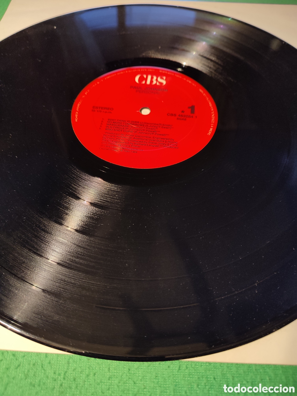 Discos de vinilo: Paul Johnson - Personal vinilo Lp - Foto 3