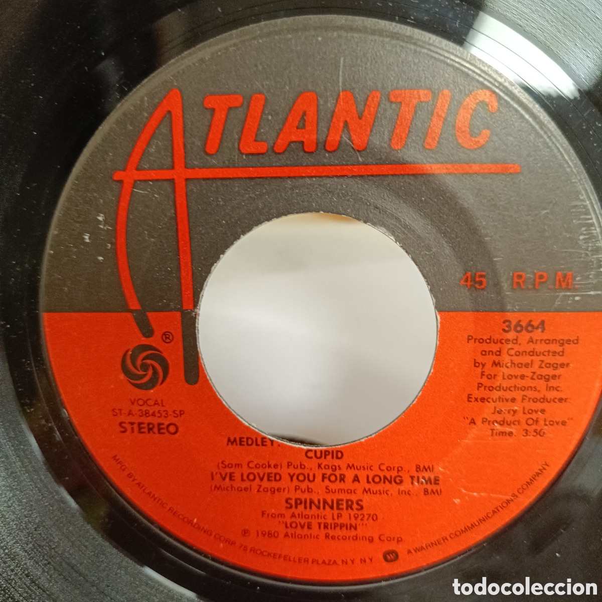 Discos de vinilo: Spinners &ndash; Cupid (Edici&oacute;n USA) - Foto 1