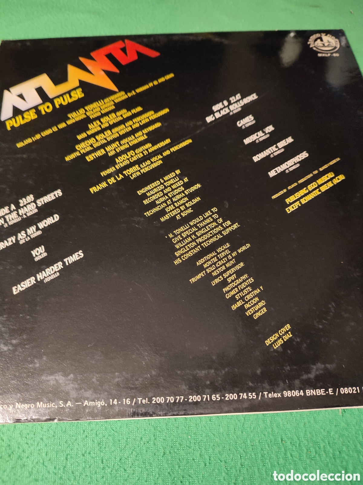 Discos de vinilo: Atlanta - Pulse to pulse Vinilo LP - Foto 2