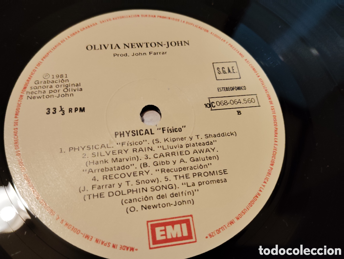 Discos de vinilo: OLIVIA NEWTON JOHN - PHYSICAL , 1981 - Foto 4