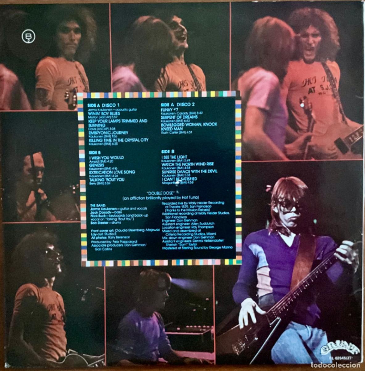 Discos de vinilo: HOT TUNA - DOUBLE DOSE - Foto 2