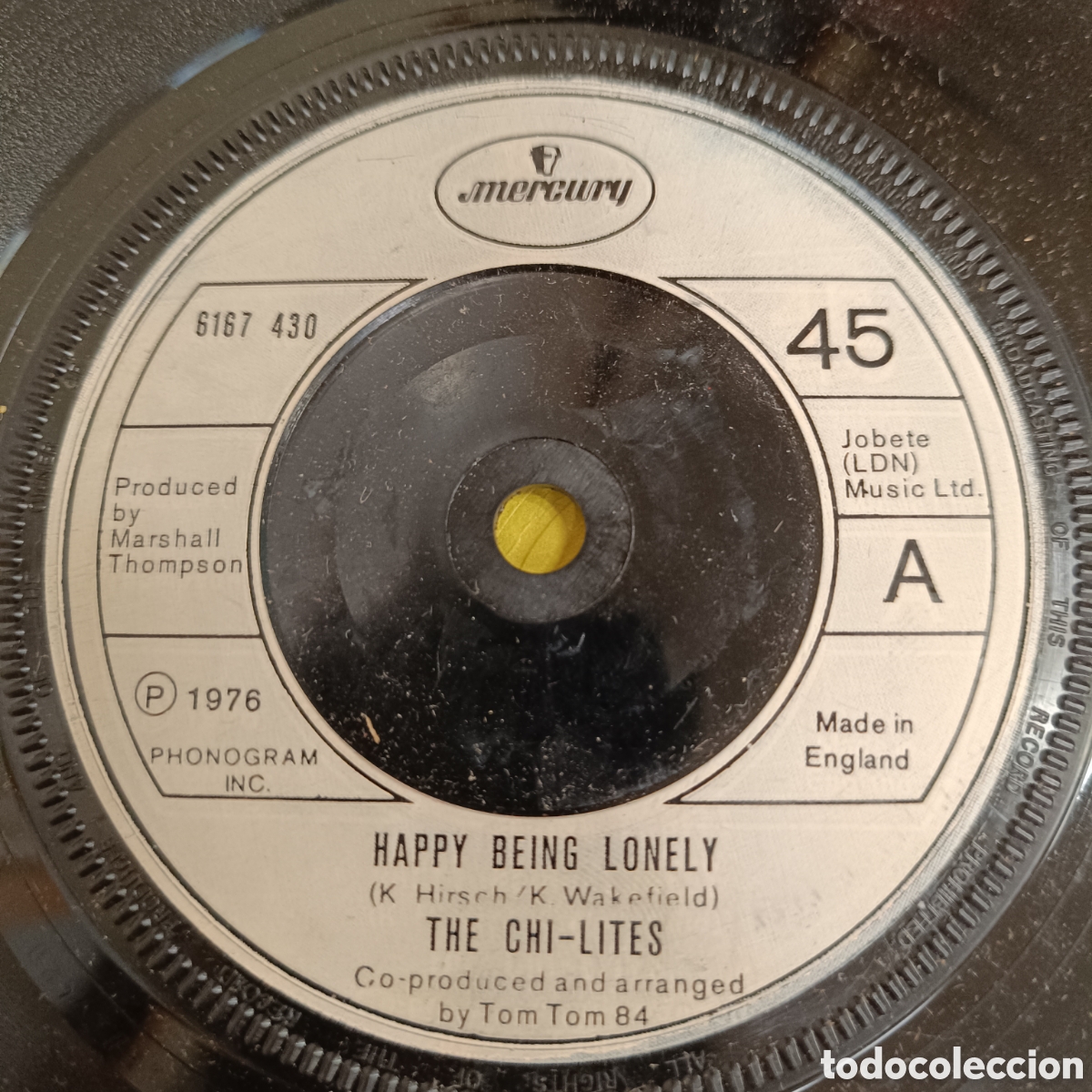 Discos de vinilo: The Chi-Lites &ndash; Happy Being Lonely - Foto 1