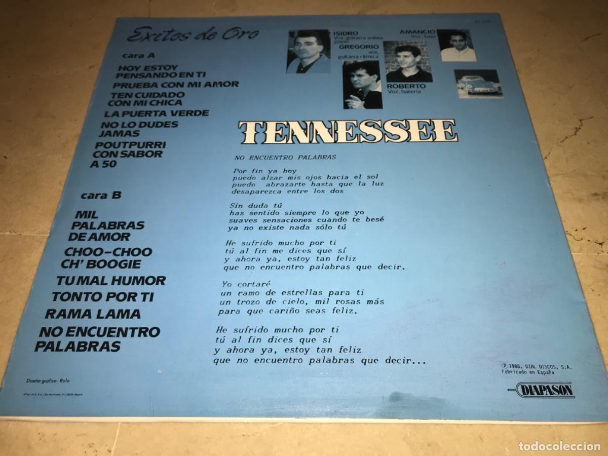 Discos de vinilo: TENNESSEE-EXITOS DE ORO-ORIGINAL 1989 - Foto 2