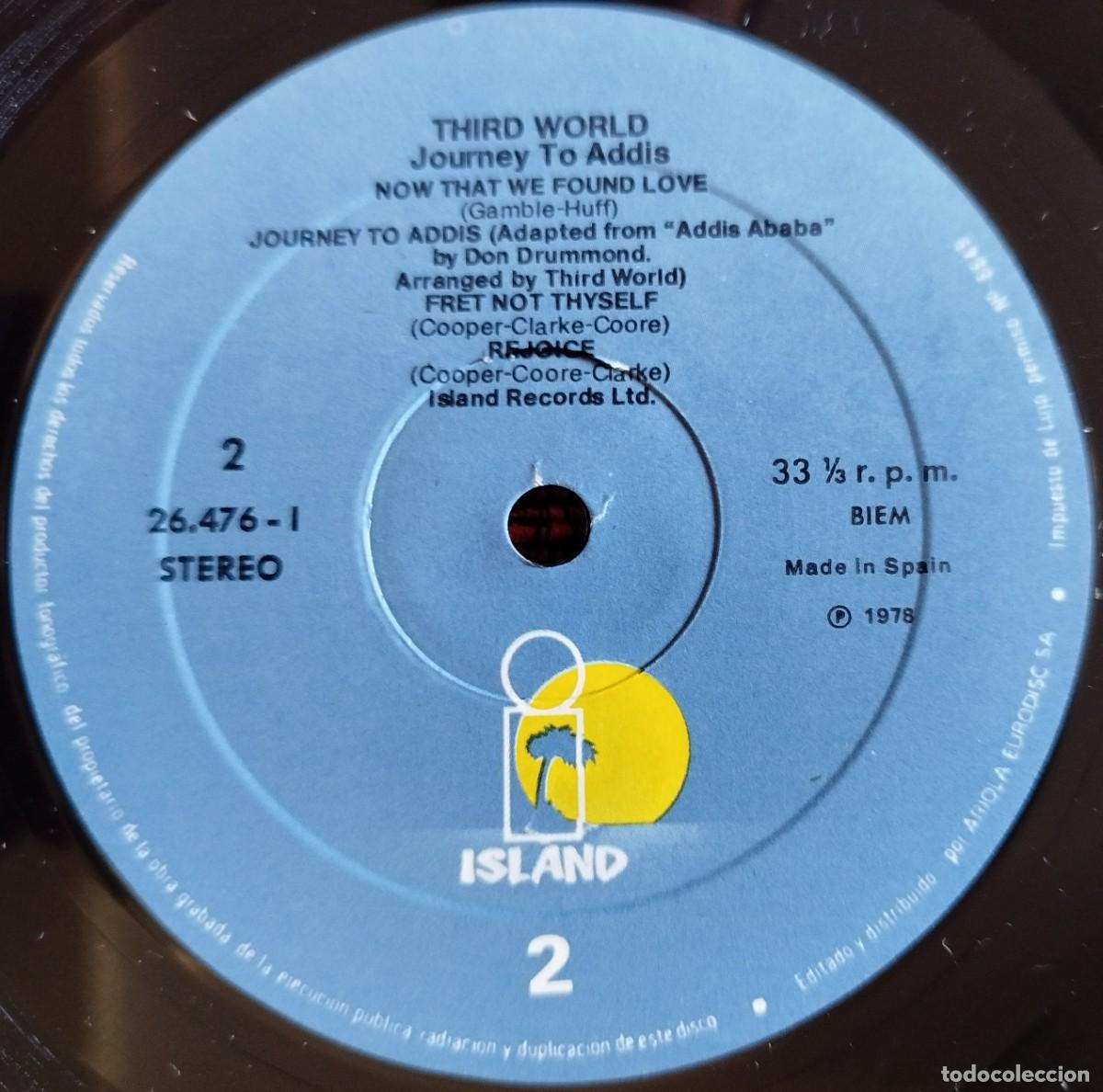 Discos de vinilo: THIRD WORLD ** Journey To Addis ** VINILO LP 1979 - Foto 4