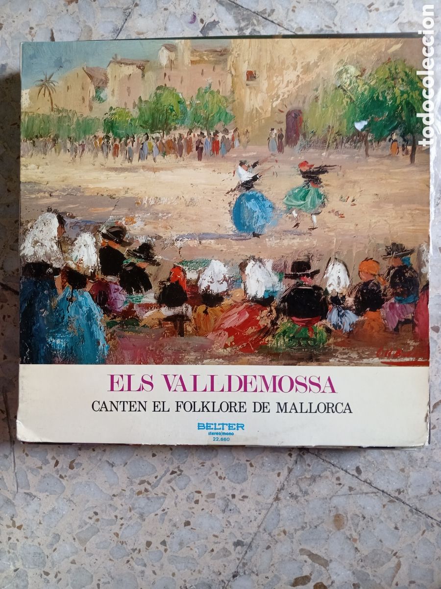 Discos de vinilo: LP ELS VALLDEMOSSA CANTEN EL FOLKLORE DE MALLORCA 1973 - Foto 1