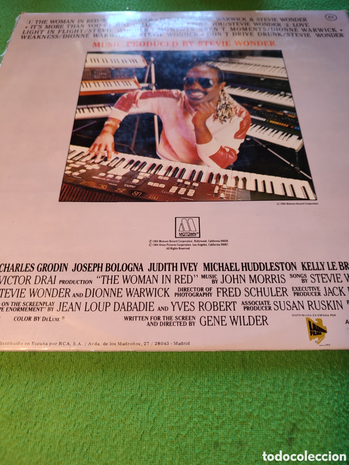 Discos de vinilo: Stevie Wonder - BSO La mujer de rojo - Foto 3