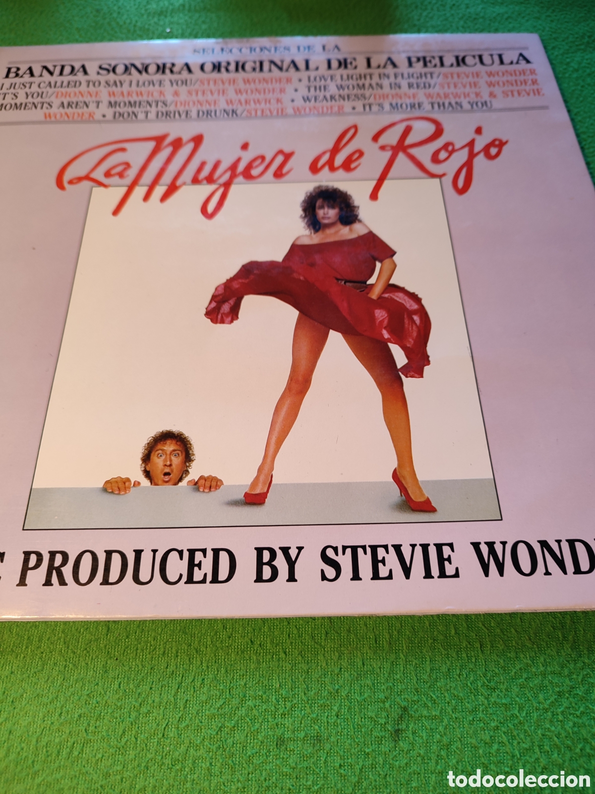 Discos de vinilo: Stevie Wonder - BSO La mujer de rojo - Foto 1