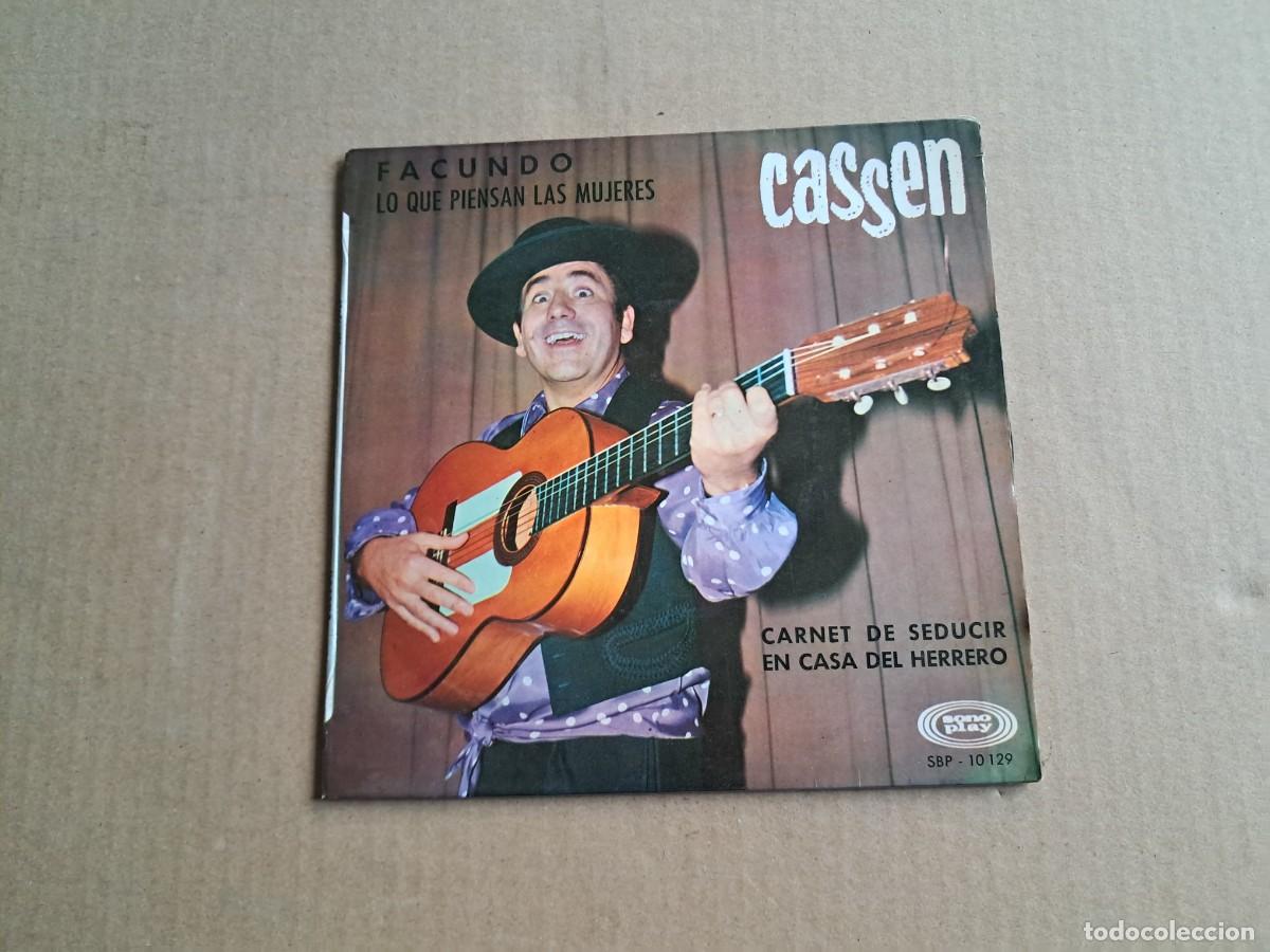 Discos de vinilo: CASSEN - FACUNDO EP 4 TEMAS 1968 - Foto 1