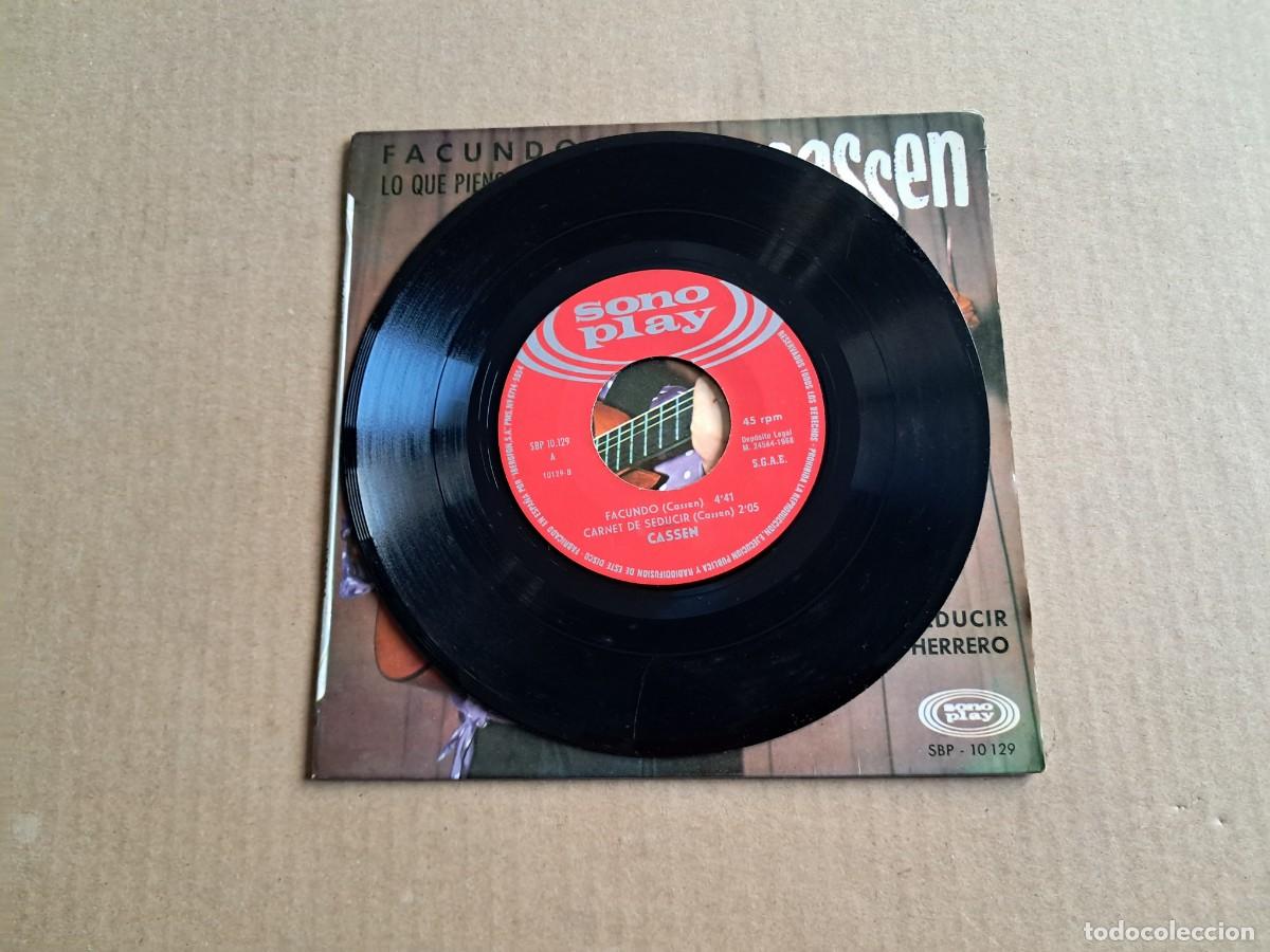 Discos de vinilo: CASSEN - FACUNDO EP 4 TEMAS 1968 - Foto 2