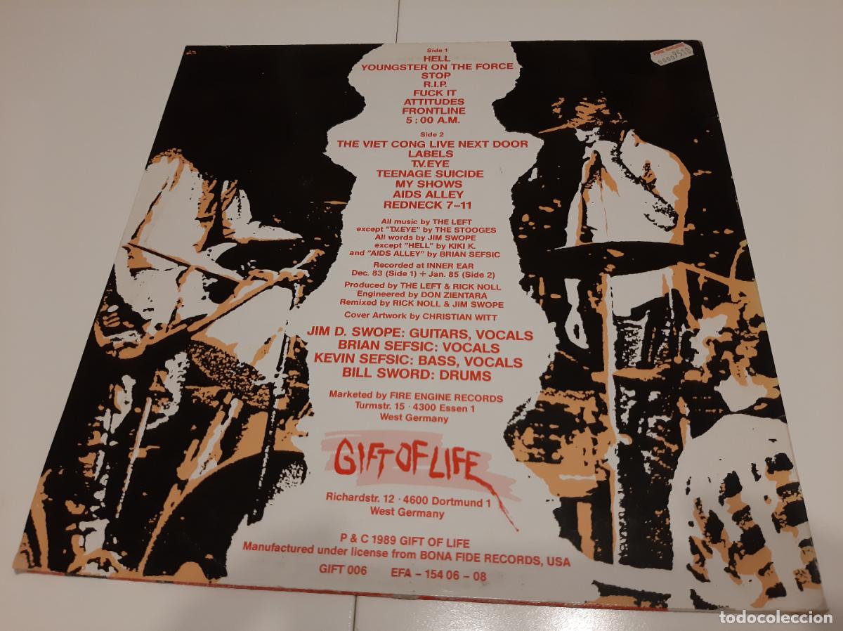 Discos de vinilo: THE LEFT -THE LEFT- (1989) LP DISCO VINILO - Foto 6