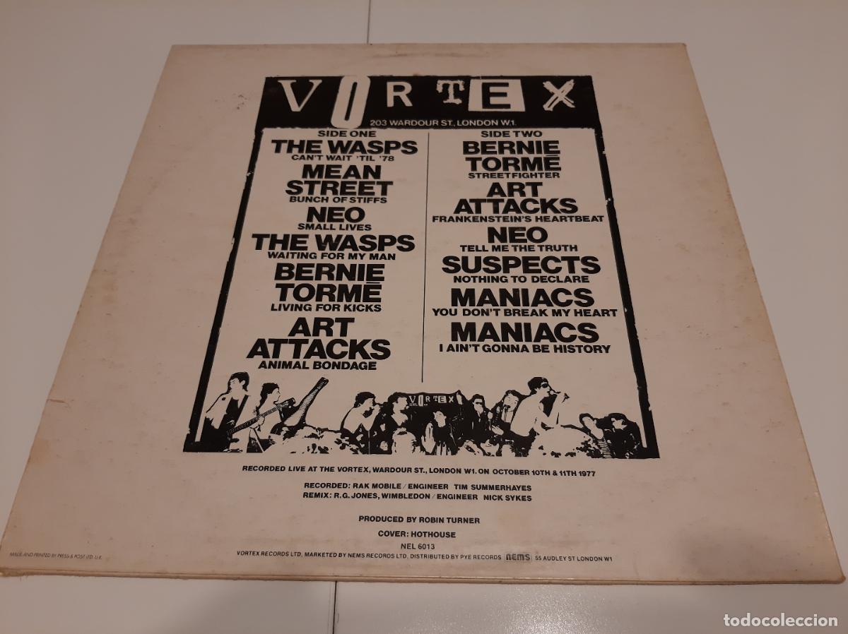 Discos de vinilo: LIVE AT THE VORTEX -VOLUME ONE- (1977) LP DISCO VINILO - Foto 4
