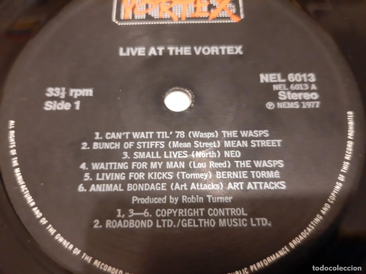 Discos de vinilo: LIVE AT THE VORTEX -VOLUME ONE- (1977) LP DISCO VINILO - Foto 10