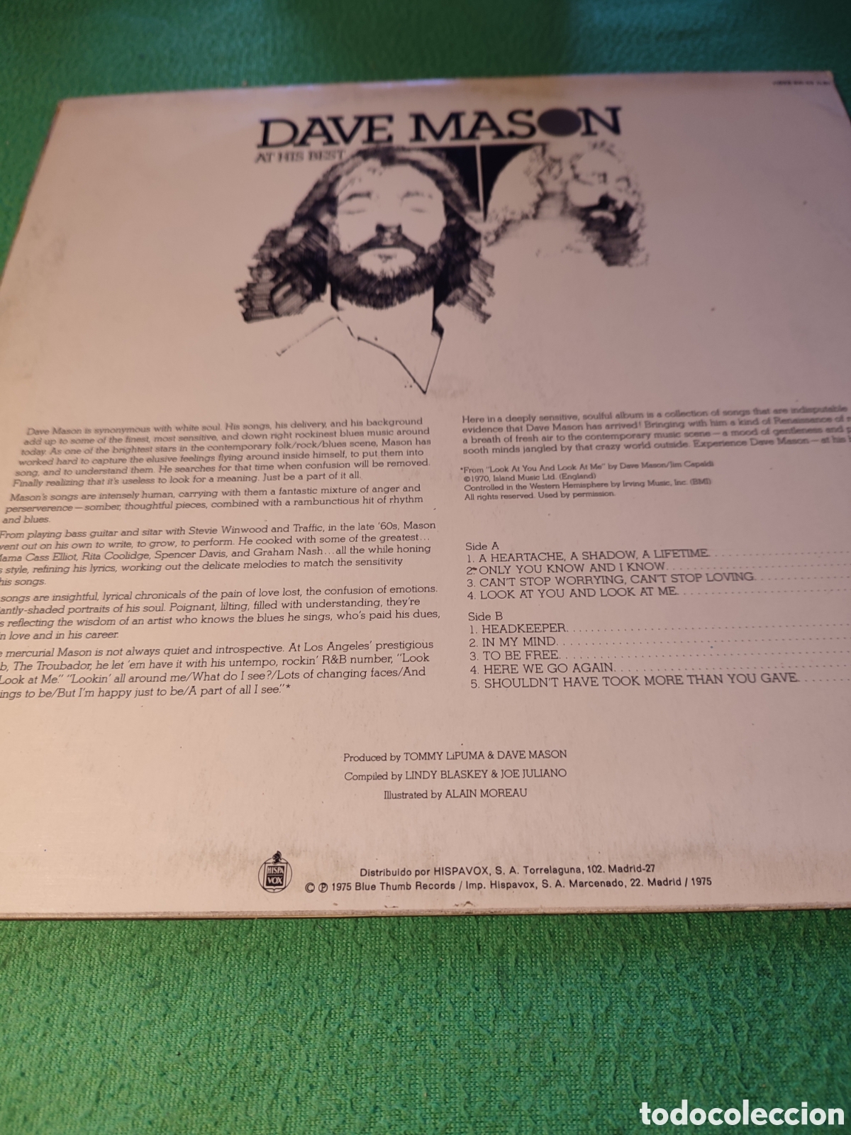 Discos de vinilo: Dave Mason - At his Best vinilo Lp - Foto 2