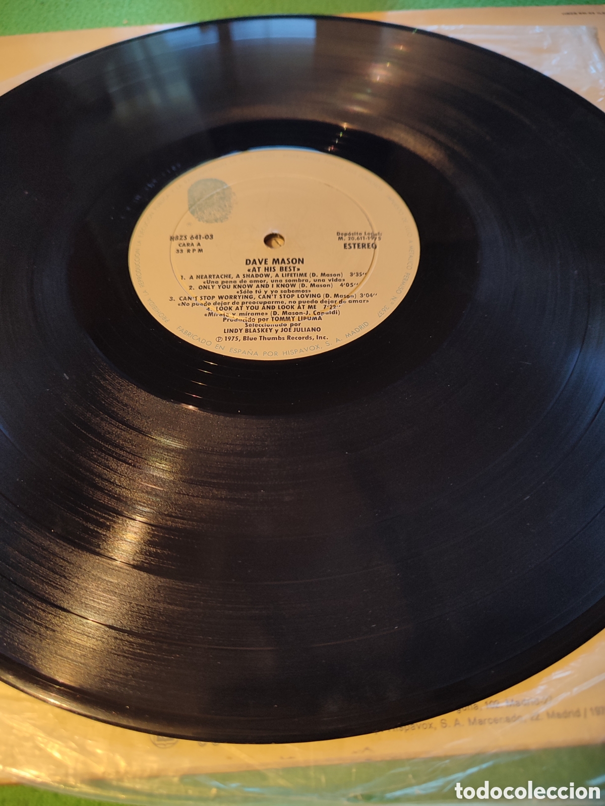Discos de vinilo: Dave Mason - At his Best vinilo Lp - Foto 3