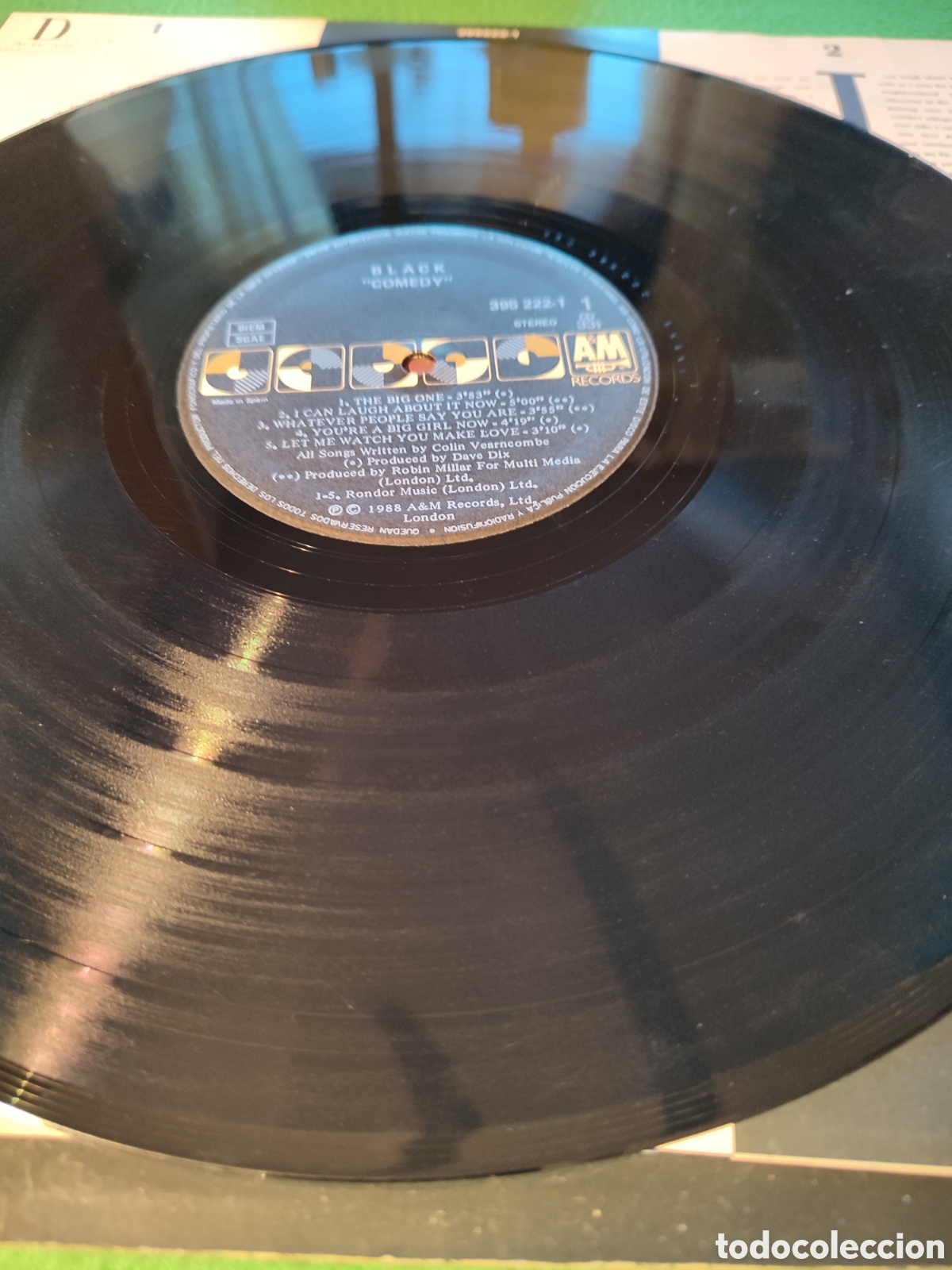 Discos de vinilo: Black - Comedy vinilo Lp edici&oacute;n 1988 - Foto 3