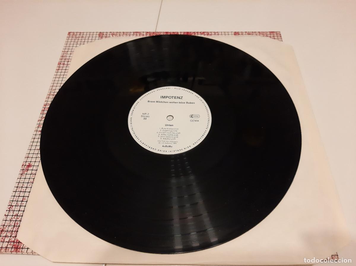 Discos de vinilo: IMPOTENZ -BRAVE M&Auml;DCHEN WOLLEN B&Ouml;SE BUBEN- (1984) LP DISCO VINILO - Foto 4