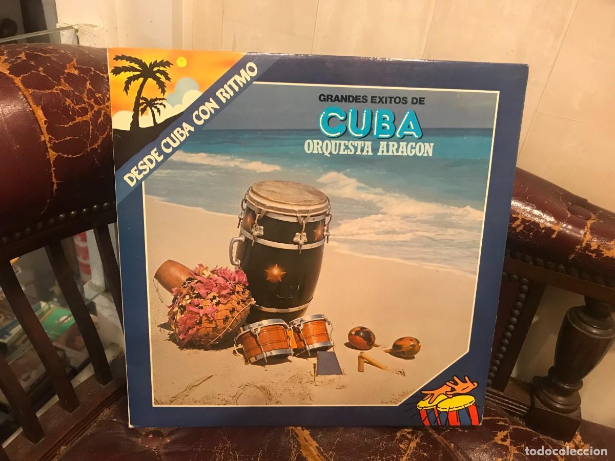 Discos de vinilo: LP. ORQUESTA ARAG&Oacute;N. GRANDES &Eacute;XITOS DE CUBA. 1985 - Foto 1